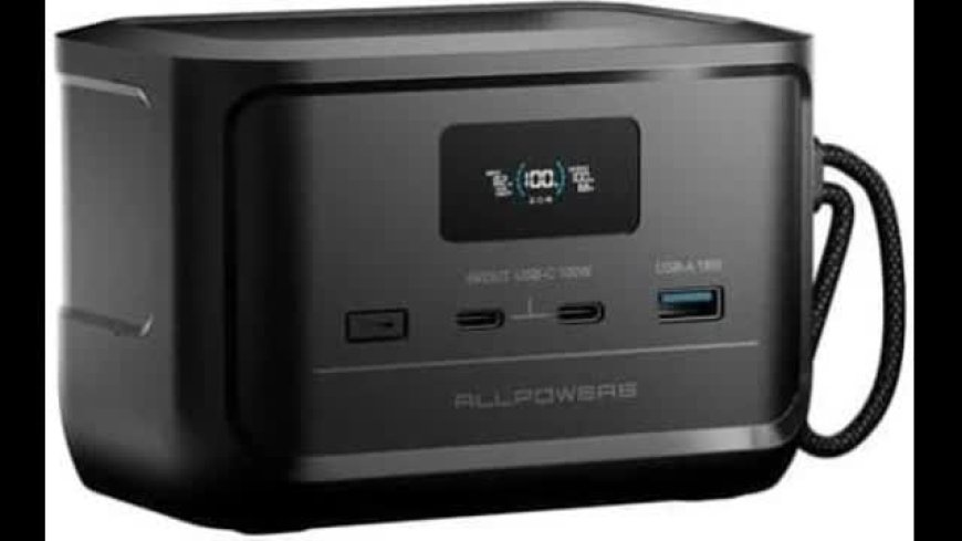 ALLPOWERS SOLAX P100 Przenośny Stacja Zasilania 128W 99Wh