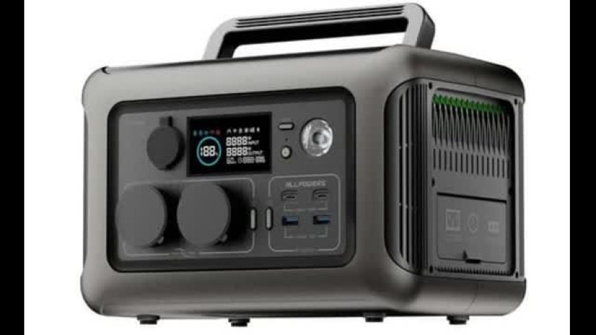 Przenośna Stacja Zasilania 600W 299Wh Akumulator LiFePO4 ALLPOWERS R600